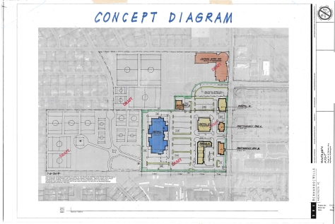 Image of the draft land swap proposed by KXLY to the Park Board in January 2014.