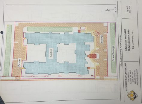 The proposed site plan from 2008.