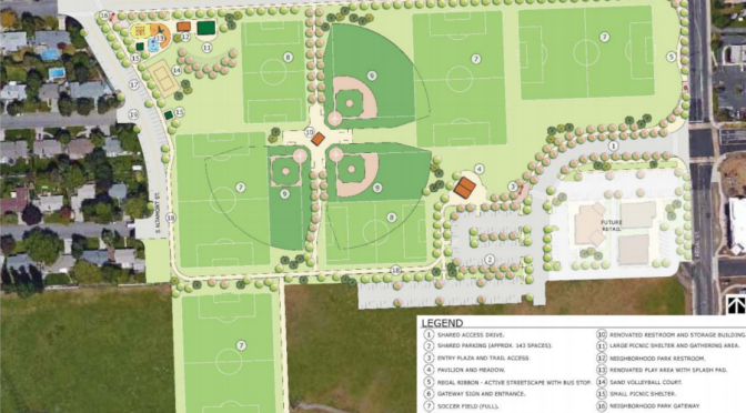 City Shares Draft Master Plan for Southeast Sports Complex